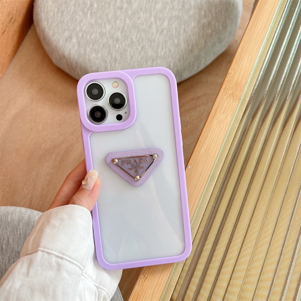 Ốp Điện Thoại TPU Dẻo Trong Suốt Màu Sắc Ngọt Ngào Đơn Giản Chống Rơi Cho iPhone 11 12 13 14 PRO Max