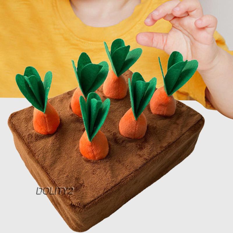 [Dolity2] Đồ Chơi Thảm Cà Rốt Nhồi Bông Cho Thú Cưng