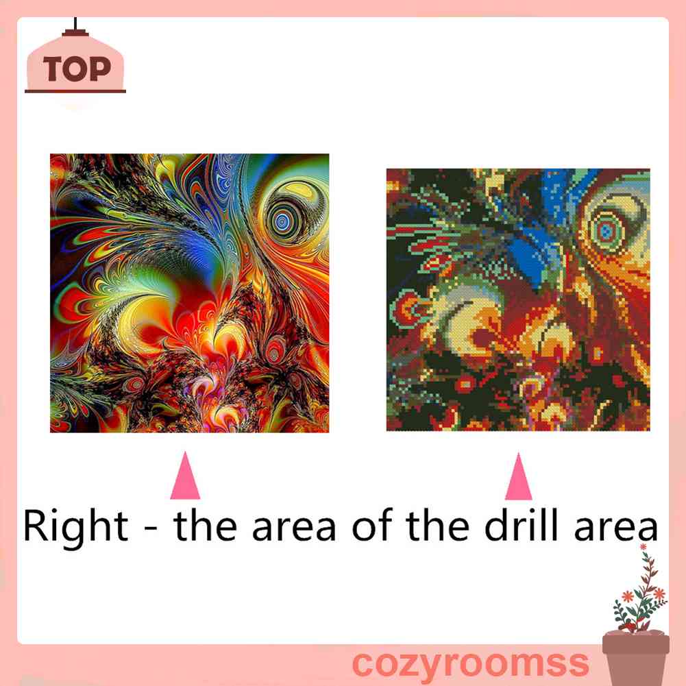 Tranh Đính Đá Kim Cương Toàn Bộ 5D DIY Hình Vẽ Lễ Hội Lộng Lẫy