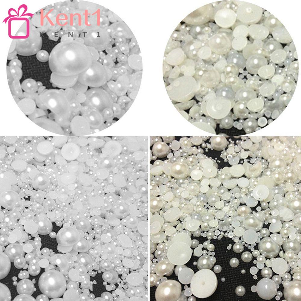 Kent1 1000 Chiếc nửa Tròn. Hộp Phụ Kiện Trang Trí Móng Tay Nghệ Thuật