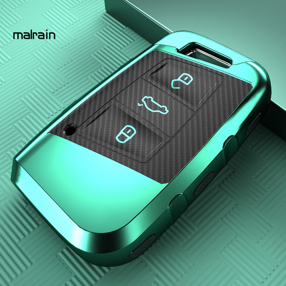 Vỏ TPU Sợi Carbon Bảo Vệ Chìa Khóa Xe Hơi VW Magotan