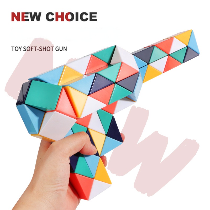 🔥Bán nóng🔥đồ chơi trí tuệ cho bé Đồ Chơi Khối Rubik 72 Mảnh Ghép Nhiều Màu Sắc Rèn Luyện Trí Thông Minh Cho Trẻ Em