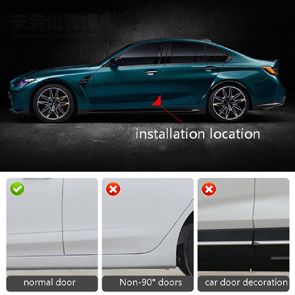 Miếng Bọc Góc Cửa Xe Hơi Bằng Silicon Trong Suốt Chống Va Chạm Tiện Dụng