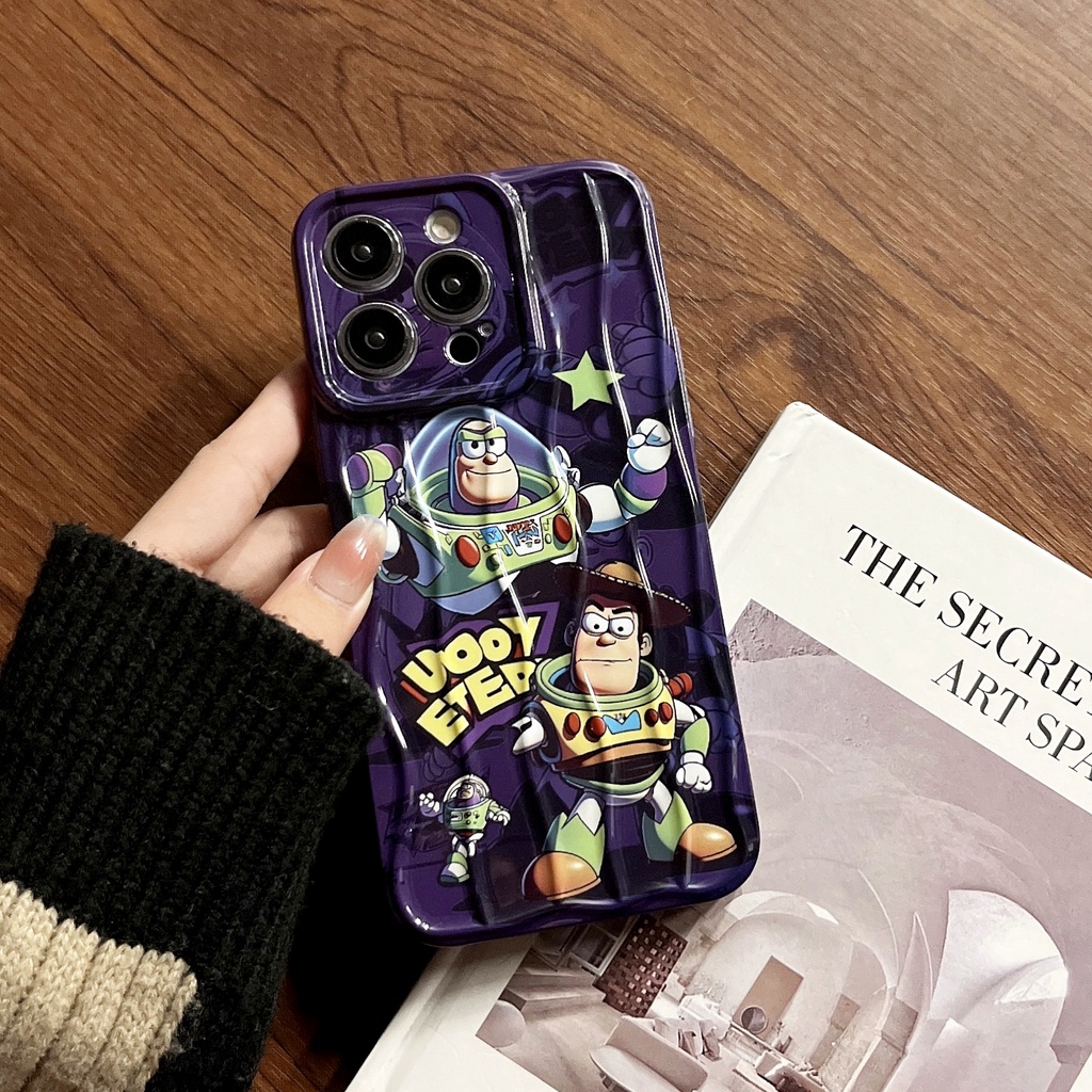 Ốp Điện Thoại Nhựa PC Cứng In Hình Toy Story Bảo Vệ Camera Cho iPhone 13 12 11 14 PRO MAX 14 Plus