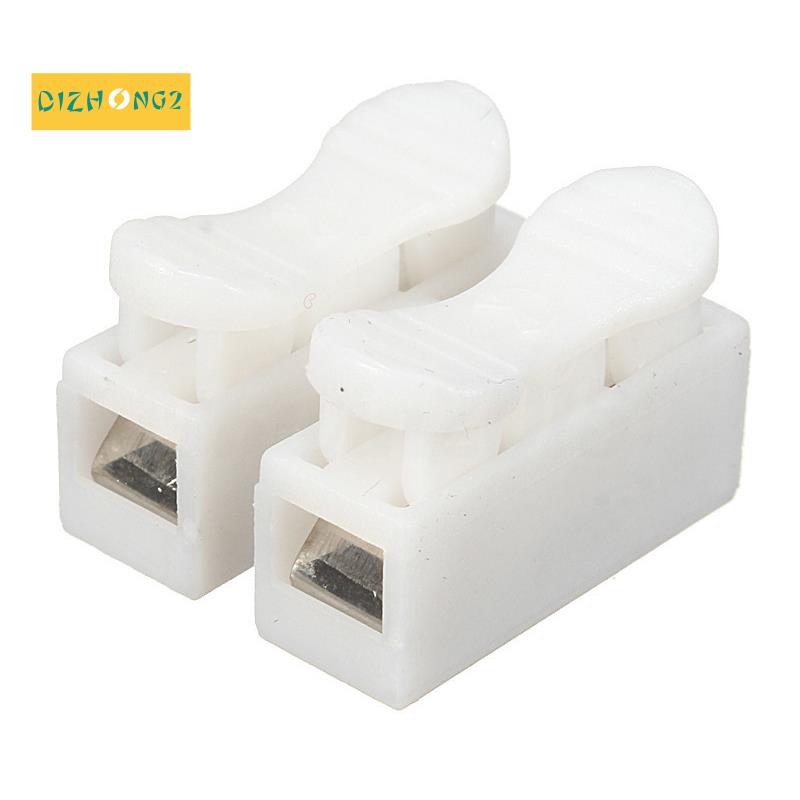 Set 100 Đầu Nối Dây Điện Nhanh 2 Chấu 10A 250V