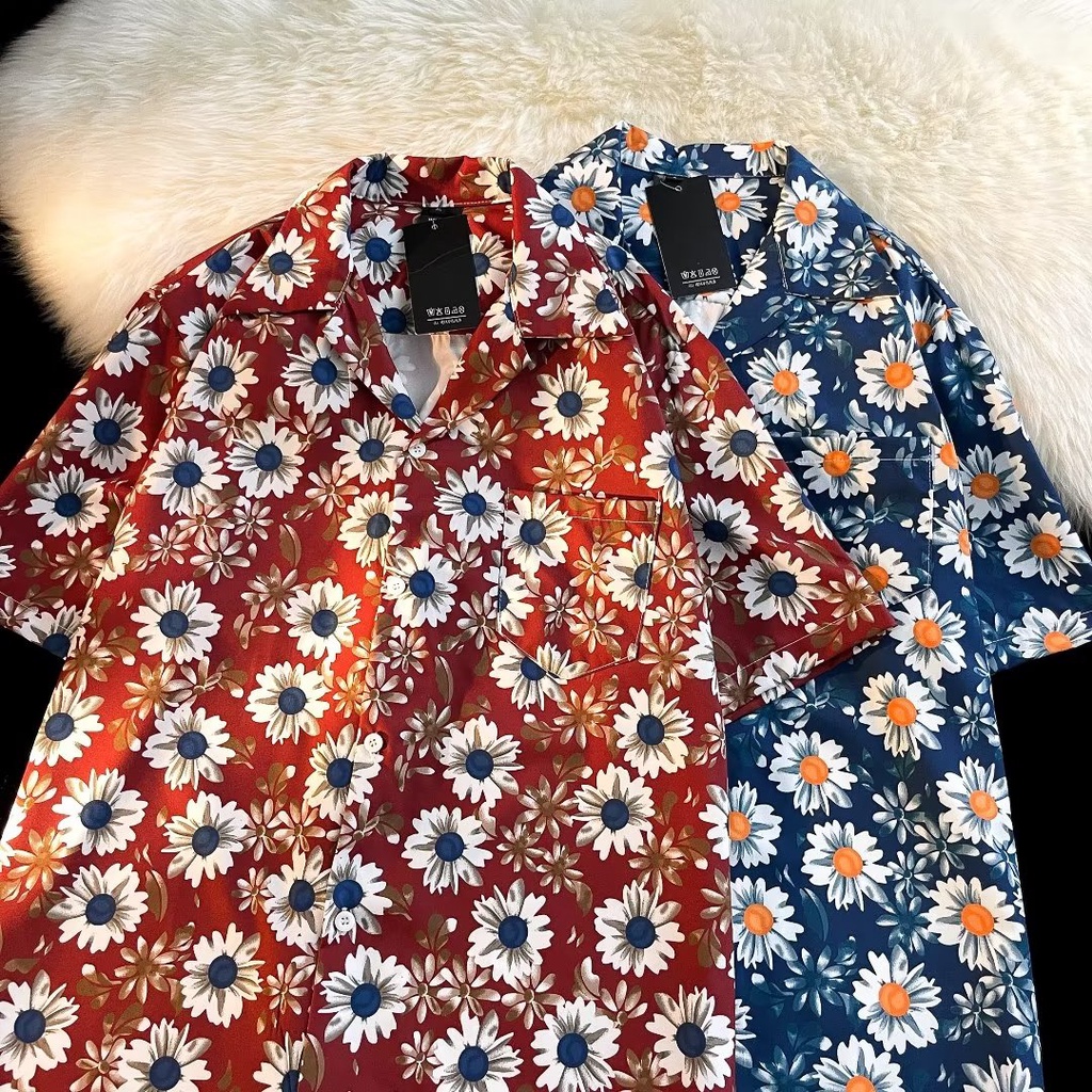 Áo Sơ Mi Tay Lửng Cổ Vuông Đơn Giản Thời Trang Mùa Hè Cho Nam