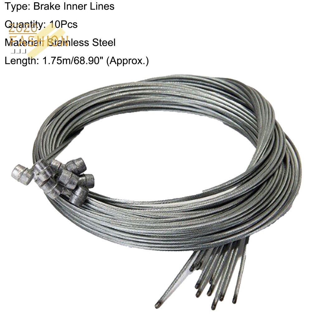 Bộ 10 Dây Phanh Bên Trong Không Dễ Vỡ Thiết Kế Thông Thường Chất Lượng Cao Cho Xe Đạp