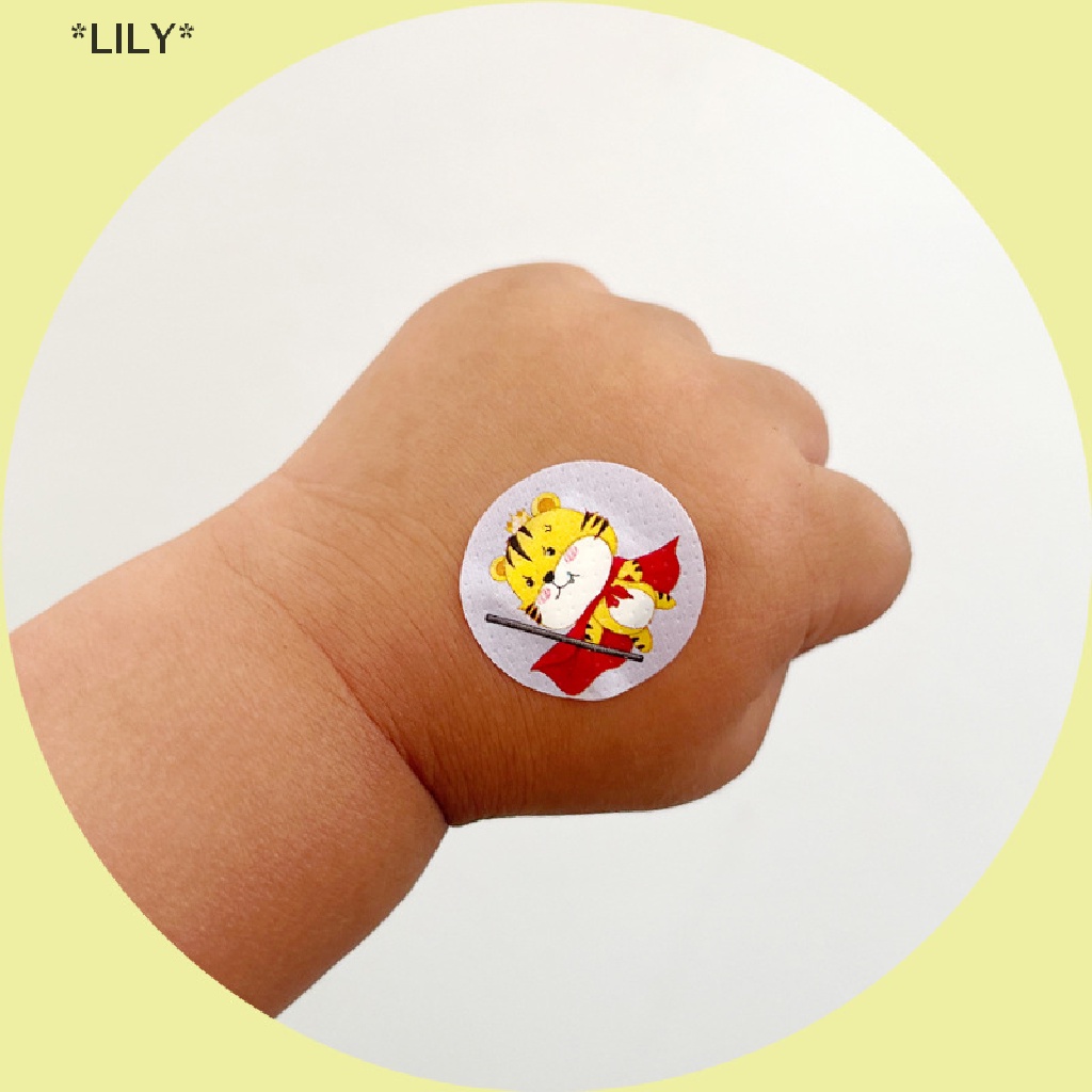 LILY 120 cái/hộp không thấm nước thoáng khí vòng ban nhạc AIDS cho trẻ em chăm sóc vết thương uuu