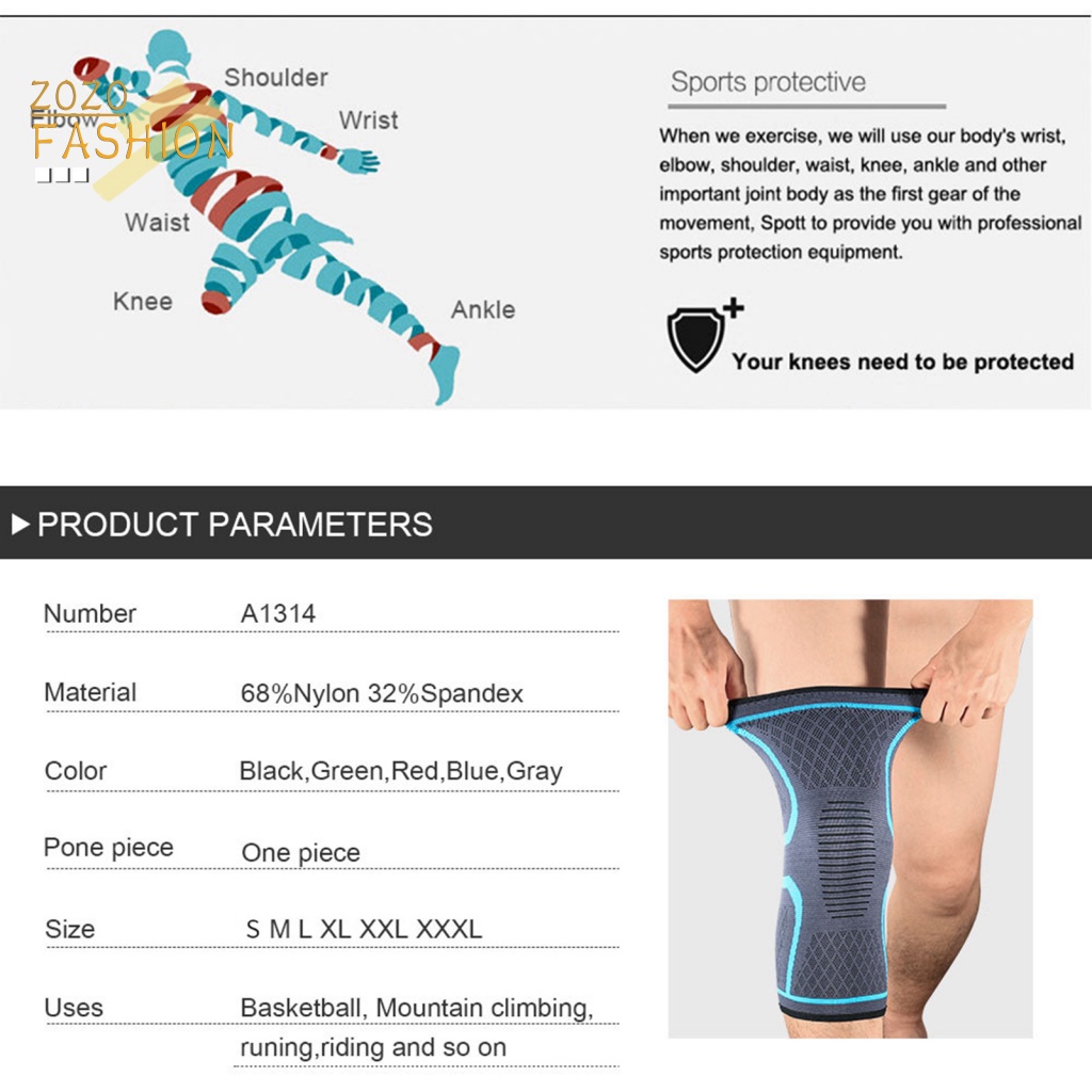 Vỏ Bọc Bảo Vệ Đầu Gối Co Giãn Trọng Lượng Nhẹ Tiện Dụng