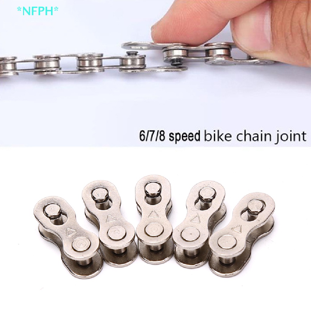 Set 5 Cặp Khớp Nối Dây Xích Xe Đạp 6 / 7 / 8 / 9 / 10 / 11 Tốc Độ Mới