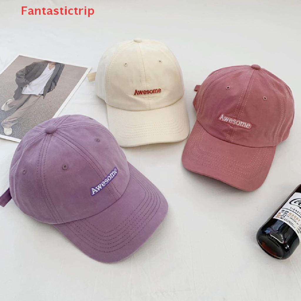 Mũ Lưỡi Trai Thêu Chữ Phong Cách Hip Hop Thời Trang Xuân Thu Mới Cho Nam Và Nữ