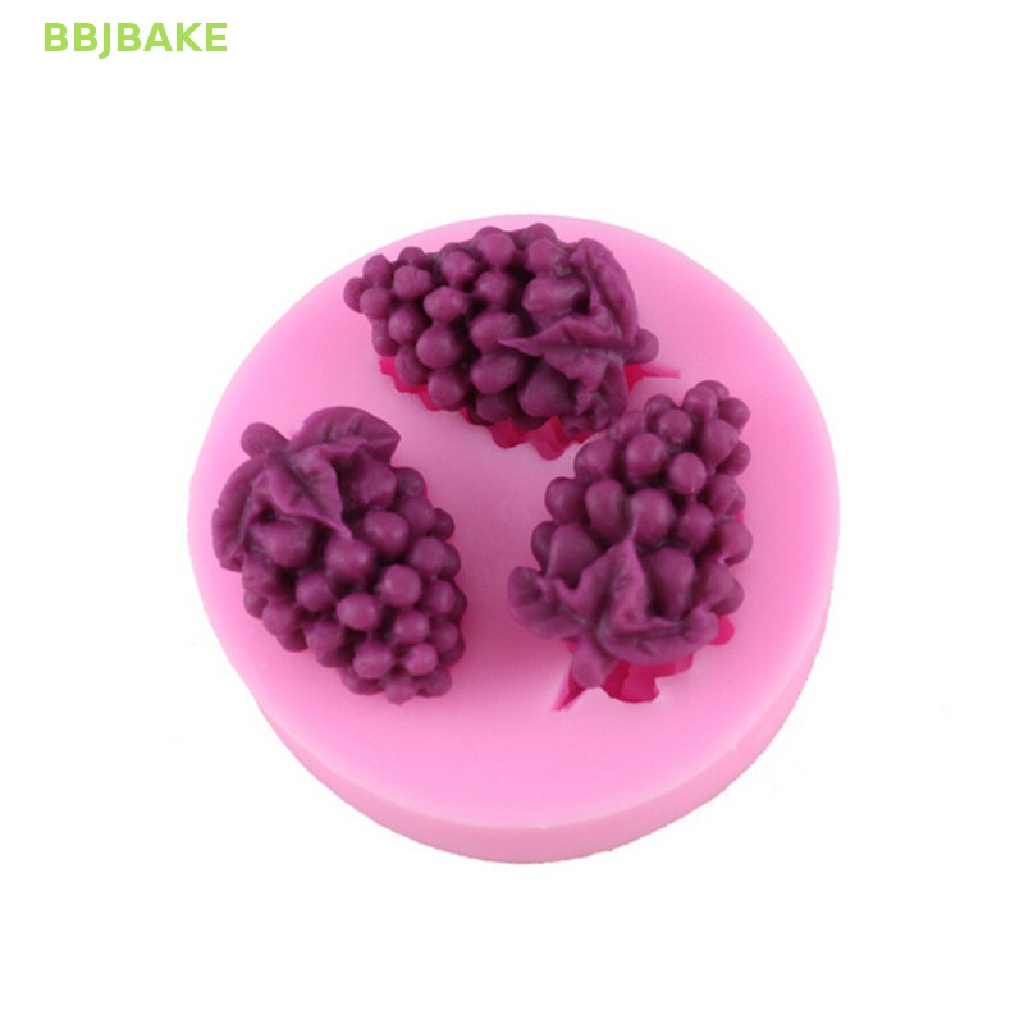 1 X Khuôn Silicone Làm Bánh Kẹo Hình Chùm Nho