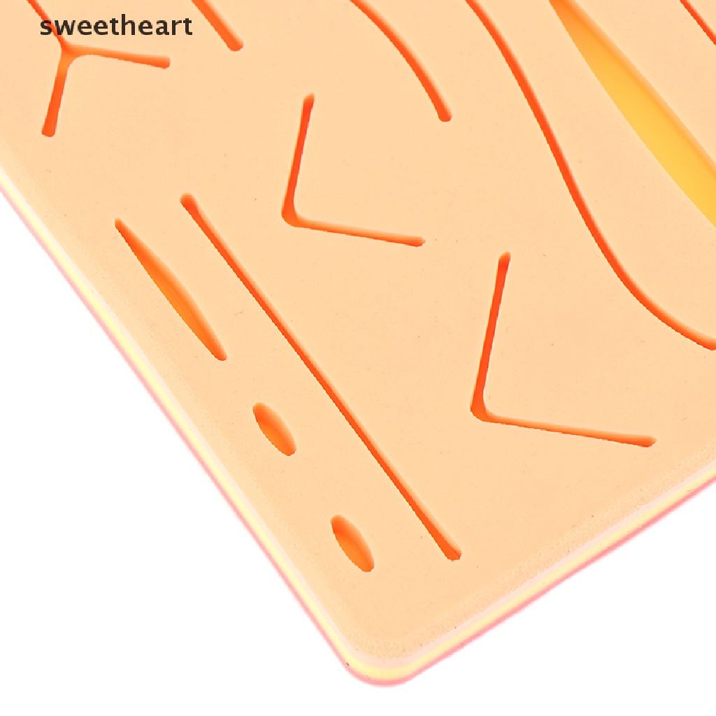 Da y tế khâu thực hành Silicone Pad vết thương mô phỏng phẫu thuật Đào Tạo New
