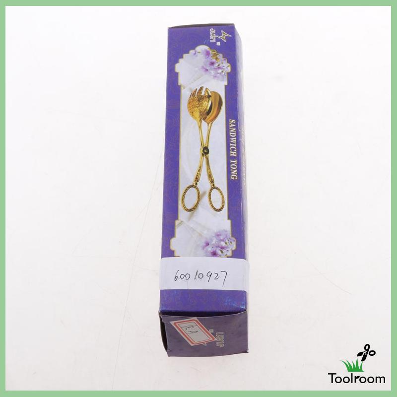 Kẹp Gắp Thức Ăn Bằng Kim Loại Dày Dặn Màu Vàng #1