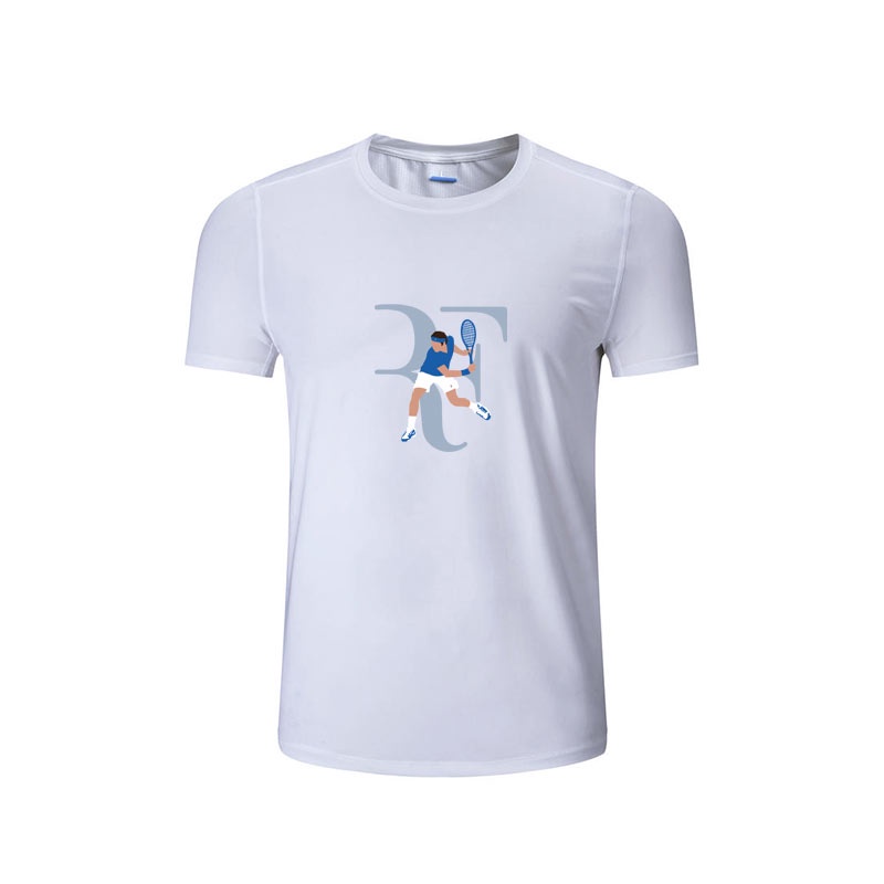 Áo Thun cotton Tay Ngắn In Chữ Federer tennis Thời Trang Mùa Hè Cho Nam