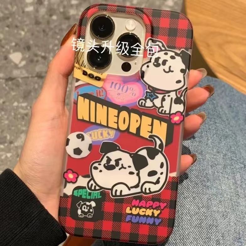 ✅Ốp Điện Thoại Dẻo Họa Tiết Kẻ Sọc / Chú Chó Dễ Thương Cho Iphone 11plus / 12xs / 8 promax / 13 147 xr / Xsmax