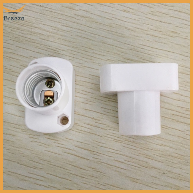 Giá Đỡ Bóng Đèn LED E17 Hình Vuông Màu Trắng Chất Lượng Cao Chống Lão Hóa