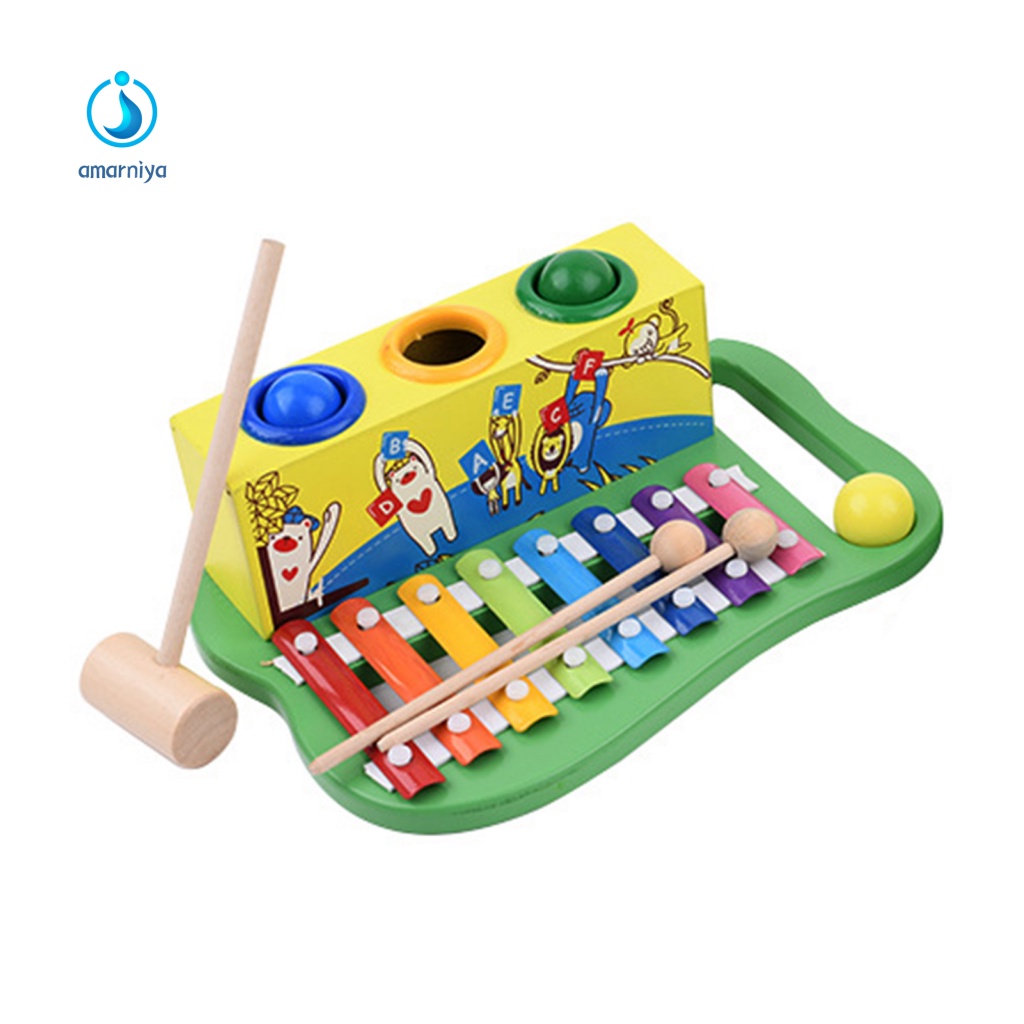 1 Bộ Mộc Cầm Xylophone Bằng Gỗ Cho Trẻ Mẫu Giáo