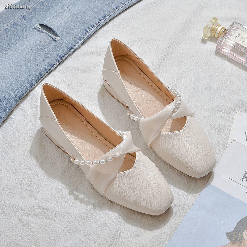 Giày Mary Jane Gót Thấp Thời Trang Mùa Xuân 2023 Cho Nữ