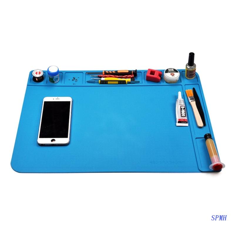 Tấm Lót Silicon Cách Nhiệt 480X340 Chuyên Dụng Sửa Chữa Điện Thoại