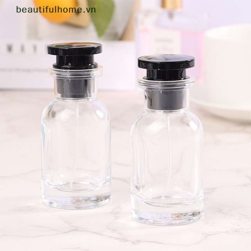 1 Lọ Thủy Tinh Rỗng Trong Suốt Dung Tích 30ml Dùng Khi Đi Du Lịch