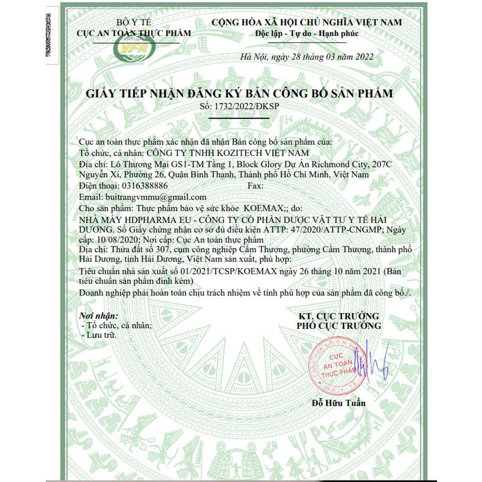 Viên uống đẹp da Koemax Vitamin E - Giúp bổ sung vitamin E, chống oxy hóa, ngừa lão hóa da