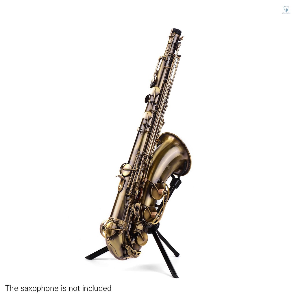Giá Đỡ Sàn Bằng Thép Không Gỉ Có Thể Gập Lại Kèm Túi Đựng Cho Tenor Saxophone