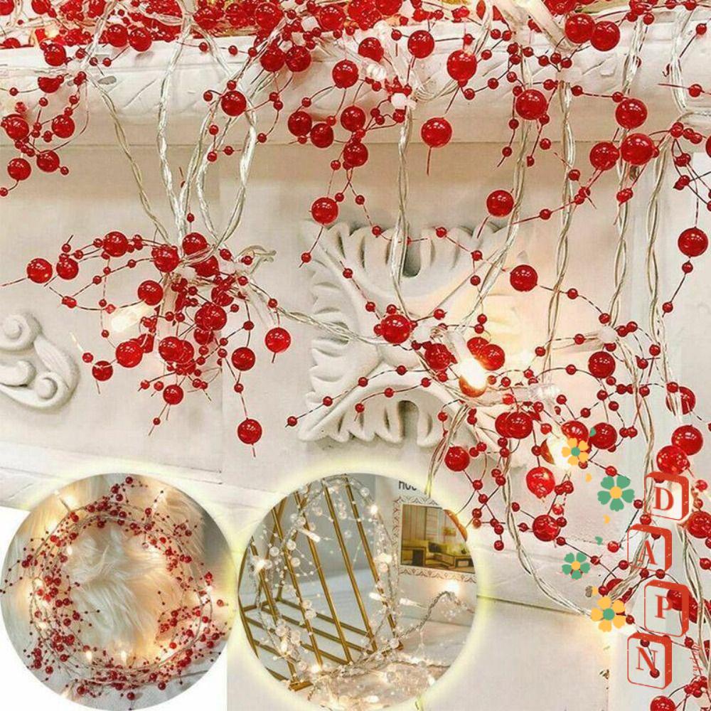 Daphs Đèn LED Phát Quang Hình Quả Mọng Trang Trí Cây Thông Giáng Sinh