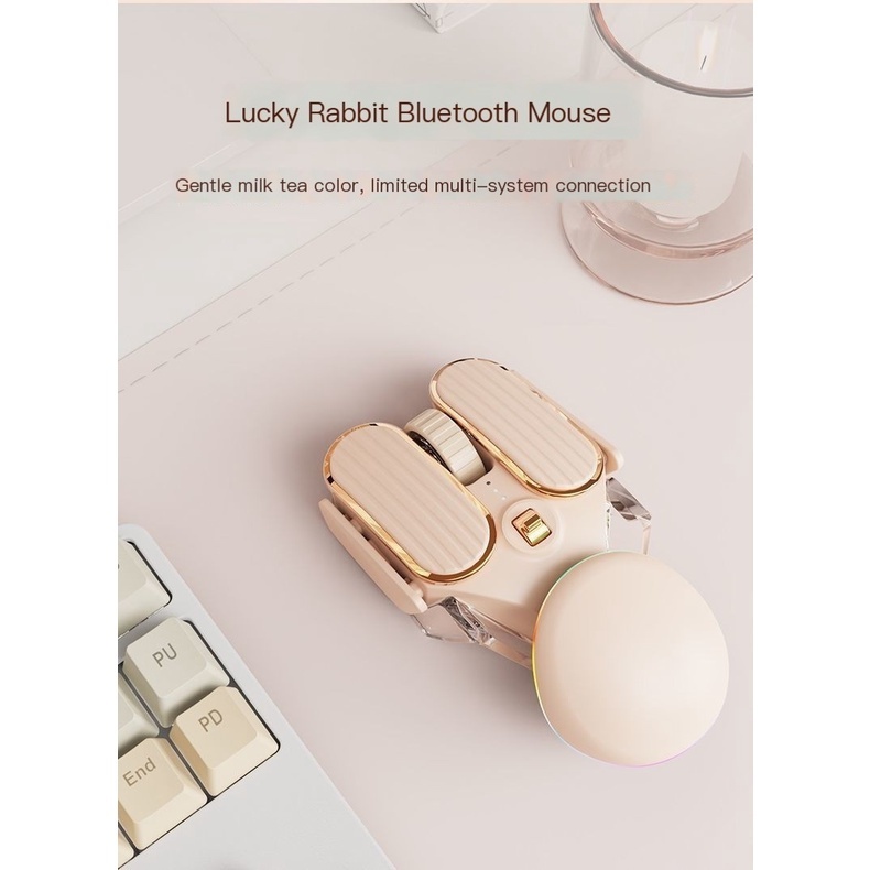 Chuột Quang Không Dây 2.4G Kết Nối Bluetooth 3600 DPI 6 Nút Bấm Dùng Để Chơi Game