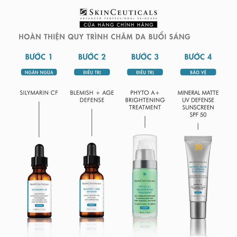 Skinceuticals Blemish + Age Defense giúp kiểm soát bã nhờn và ngăn ngừa hình thành mụn 30ml