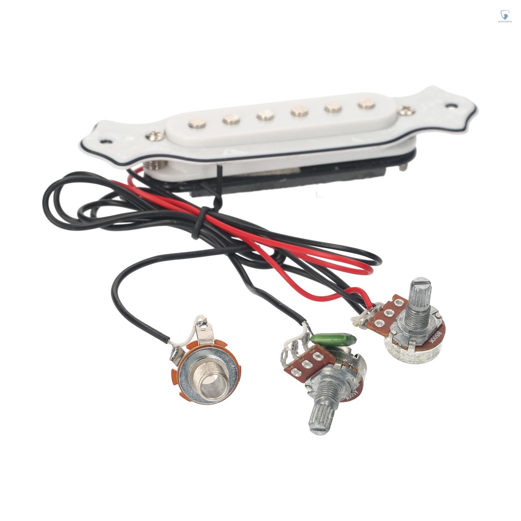 Bộ Pickup Chỉnh Âm Lượng Cho Đàn Guitar Điện Kèm Núm Vặn Điều Chỉnh Âm Lượng 6.35mm