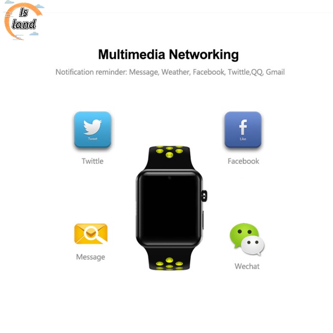 Đồng Hồ Thông Minh Chống Thấm Nước IP32 Hỗ Trợ Theo Dõi Giấc Ngủ Cho Android IOS