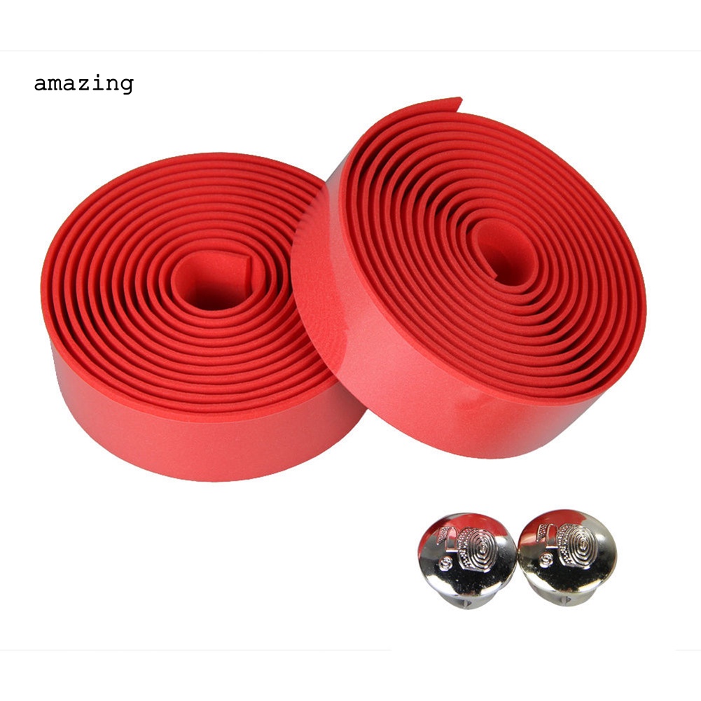 Bộ 2 Cuộn Băng Quấn Tay Lái Xe Đạp Chống Trượt Kèm Nút Cắm