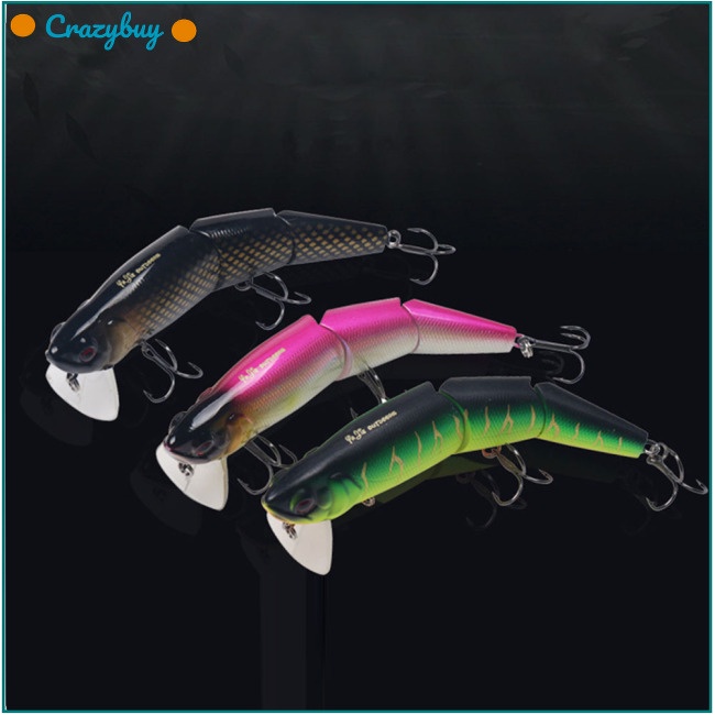 Cr Mồi Giả Câu Cá 3 Khớp Nối Bằng Nhựa Cứng