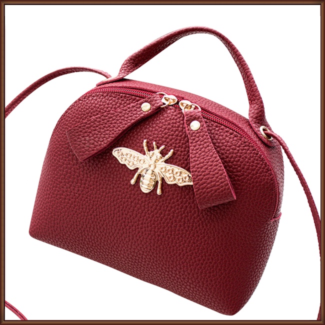 Túi Xách Đeo Vai Họa Tiết Chú Ong Dễ Thương Thời Trang Cho Nữ