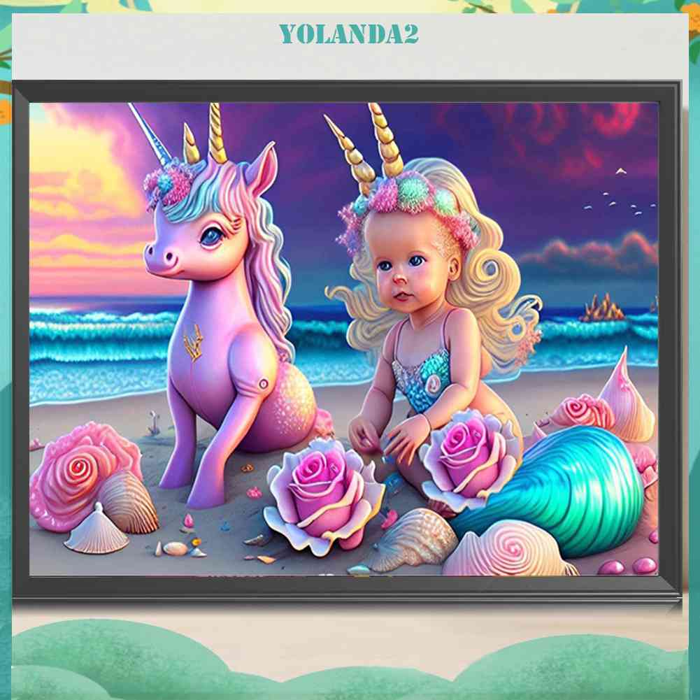 Tranh Đính Đá Kim Cương Toàn Bộ 5D DIY Hình Vẽ Trẻ Em Trang Trí Nhà Cửa