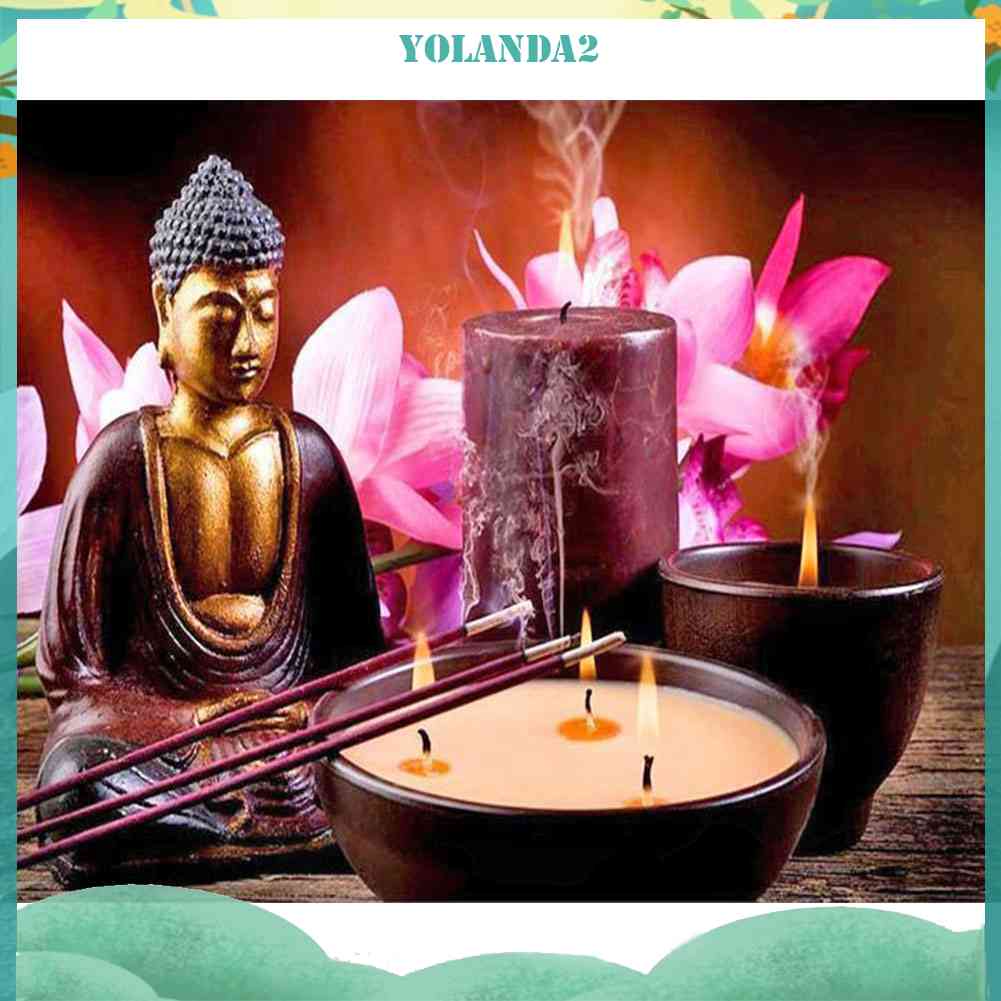 Bộ Tranh Đính Đá 5D Toàn Diện Họa Tiết Đức Phật Độc Đáo DIY Dùng Trang Trí