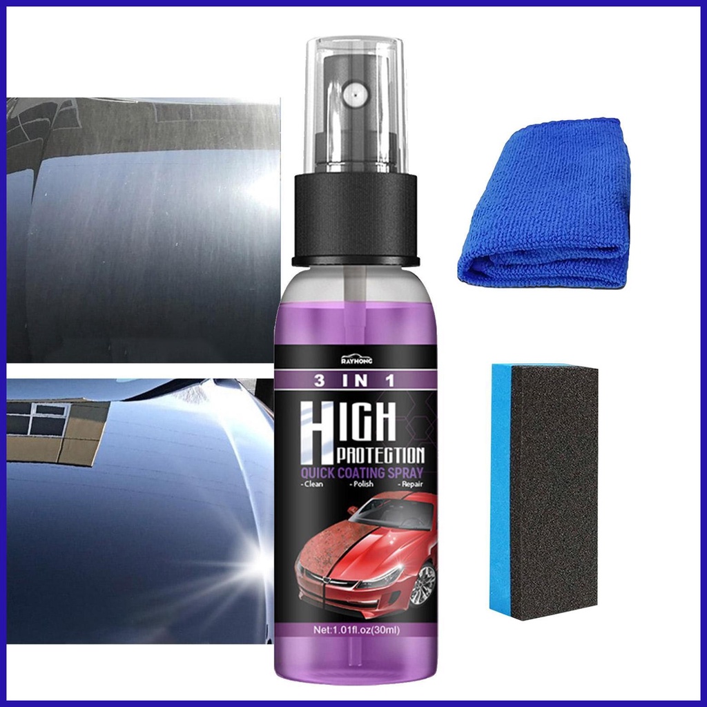 Bộ Dụng Cụ Phủ Gốm Sửa Chữa Xe Hơi Nhanh Chóng 3 Trong 1