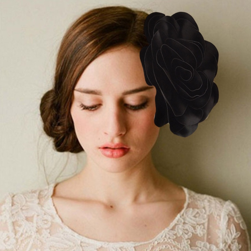 Kẹp Tóc Hình Hoa Lớn Nhiều Màu Sắc Thời Trang Dự Tiệc / Sân Khấu Cho Nữ