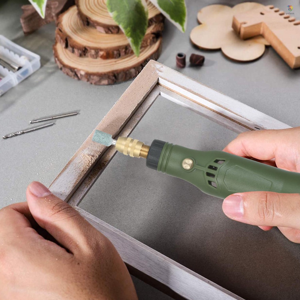 Bộ Dụng Cụ Đánh Bóng Cắt Gỗ Không Dây Tốc Độ 15000RPM USB Có Thể Sạc Lại Đa Năng Cr