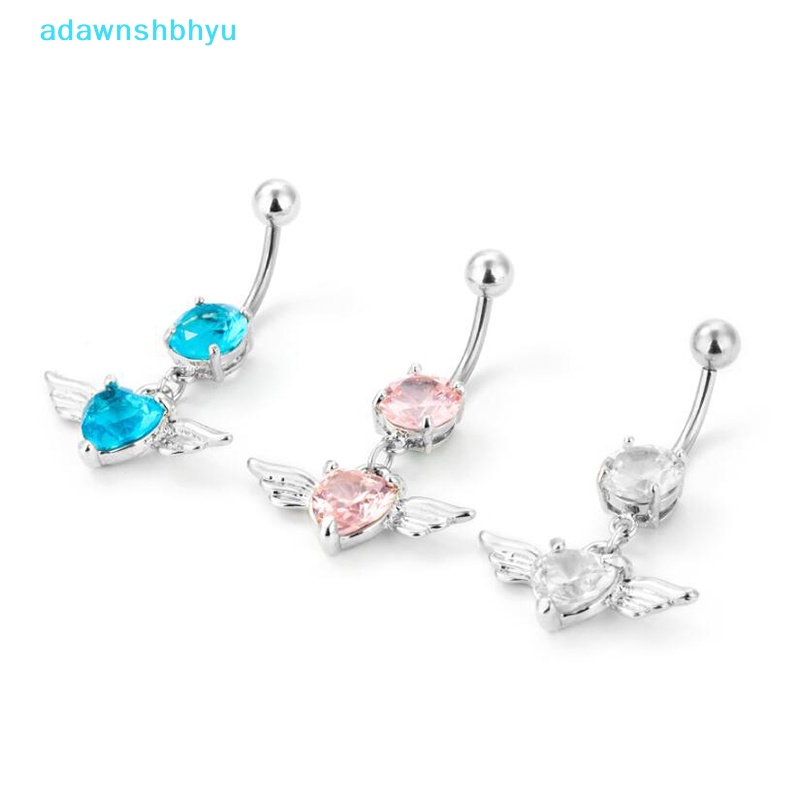 Khuyên RốN HìNh Tim ĐíNh Đá Xinh XắN 14G