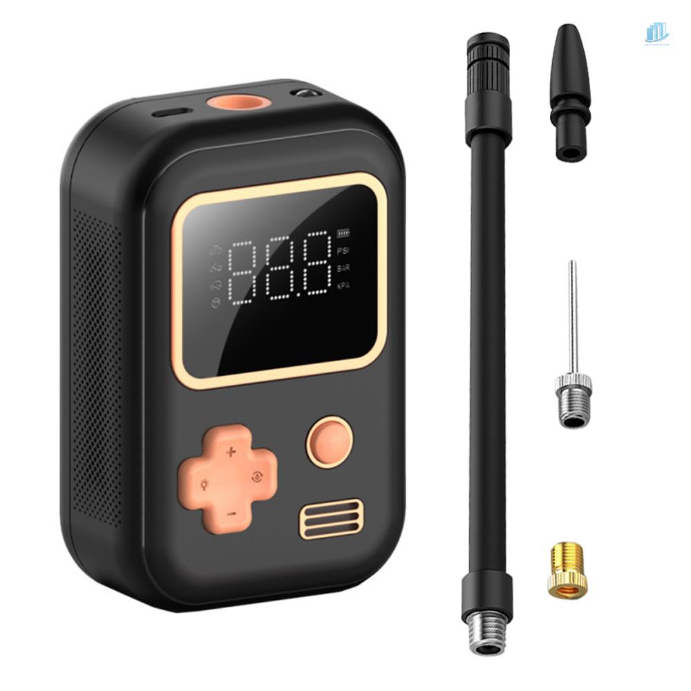 Máy Bơm Lốp Xe Hơi / Xe Máy Cầm Tay Không Dây 150PSI s2mwvn Có Đèn LED Tự Động Tắt Mở