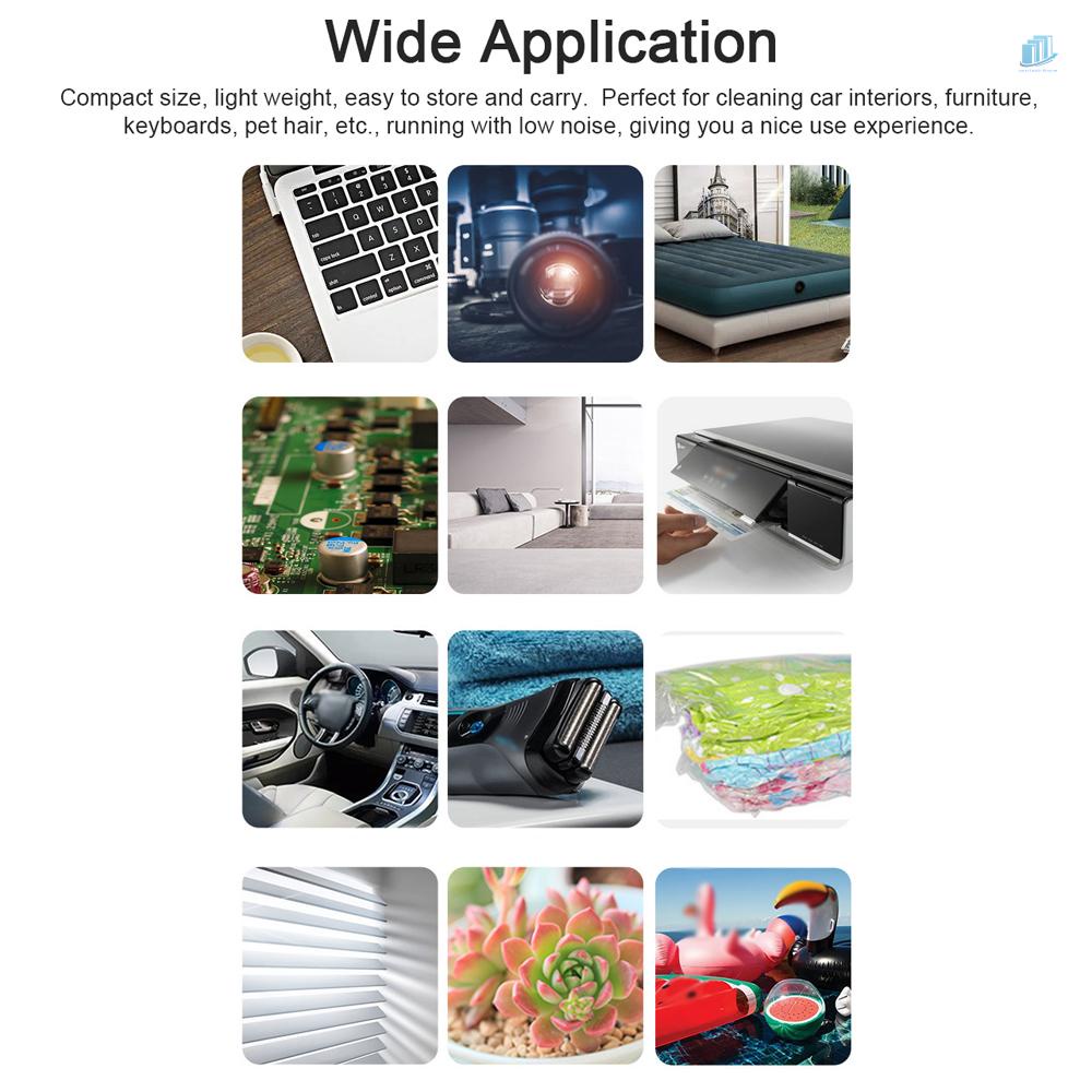 Máy Hút Bụi Cầm Tay 2 Trong 1 Đa Năng Có Động Cơ Hút / Thổi / Thổi Gió Mạnh Cho Nhà Ở / Văn Phòng / Xe Hơi s2mwvn