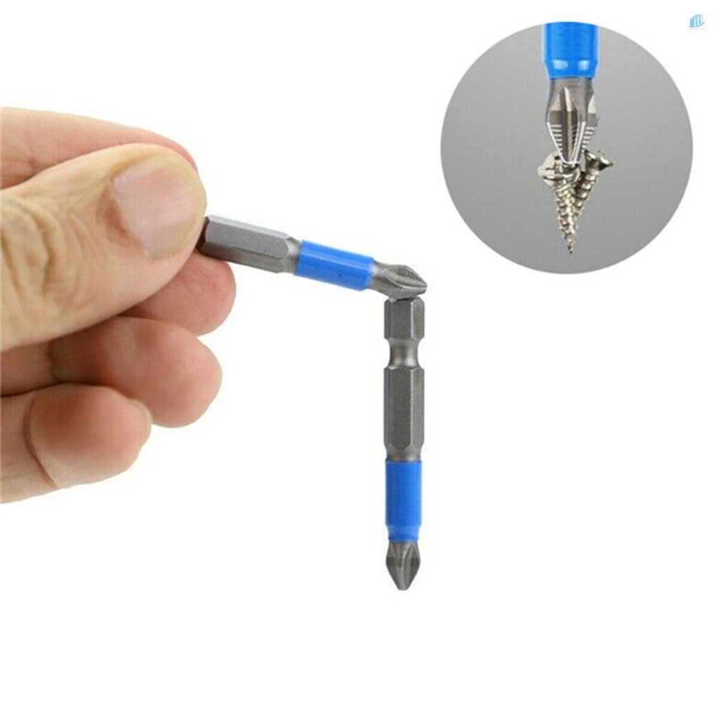 Bộ 10 Mũi Khoan Từ Tính 50mm 1 / 4 Inch PH2 s2mwvn Chống Trượt