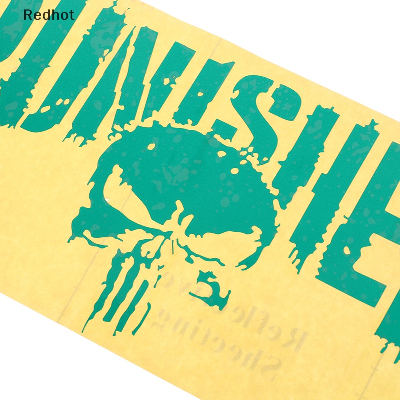 &lt; Redhot &gt; Hình Dán Vinyl Trang Trí Xe Hơi Xe Tải Hình Đầu Lâu Kinh Dị