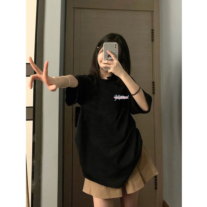 Áo Thun Unisex 100% Cotton Nguyên Chất Ngắn Tay Phong Cách Hàn Quốc Mới NRVP 2023