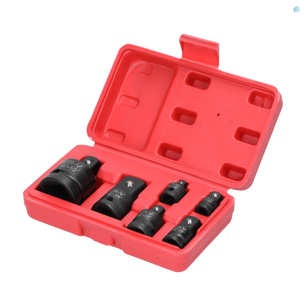 Bộ 6 Đầu Chuyển Đổi Giảm Tác Động Cho smartwatchinone 1 / 4inch 3 / 8inch 1 / 2inch 3 / 4inch