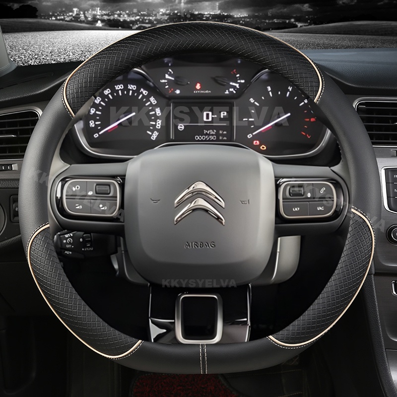 Vỏ Bọc Vô Lăng Loại D Cho Citroen C3 II III 2009-2019 2020 C3 AIRCROSS 2017 2018 2019 2020 2021 Berlingo 3 C4 Picasso 2