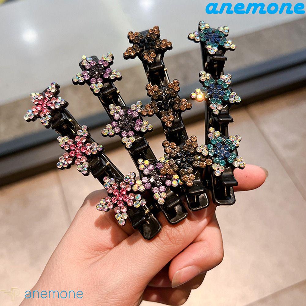 Kẹp Tóc Bện Dây Lấp Lánh Dễ Thương Thanh Lịch Cho Nữ