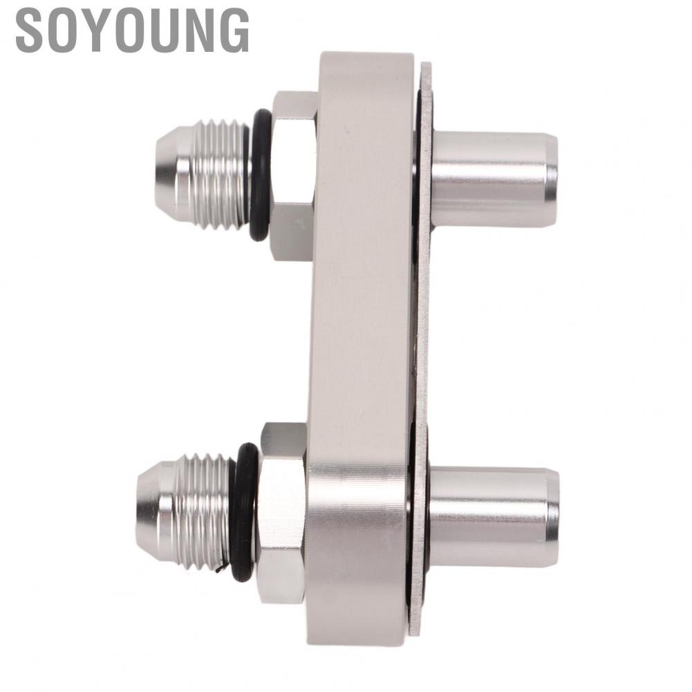 Soyoung 551121 8AN  Auto Transmissions Parts Wearproof Professional  Rust Transmission Cooler Line Adapter  with 8AN Fitting for 6L80E 6L90E 8L90E Trans